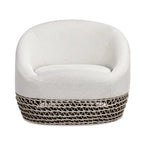 Willow Rope Woven Deep Seating Patio Conversation
