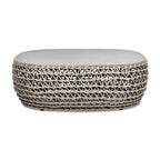 Willow Rope Woven Deep Seating Patio Conversation