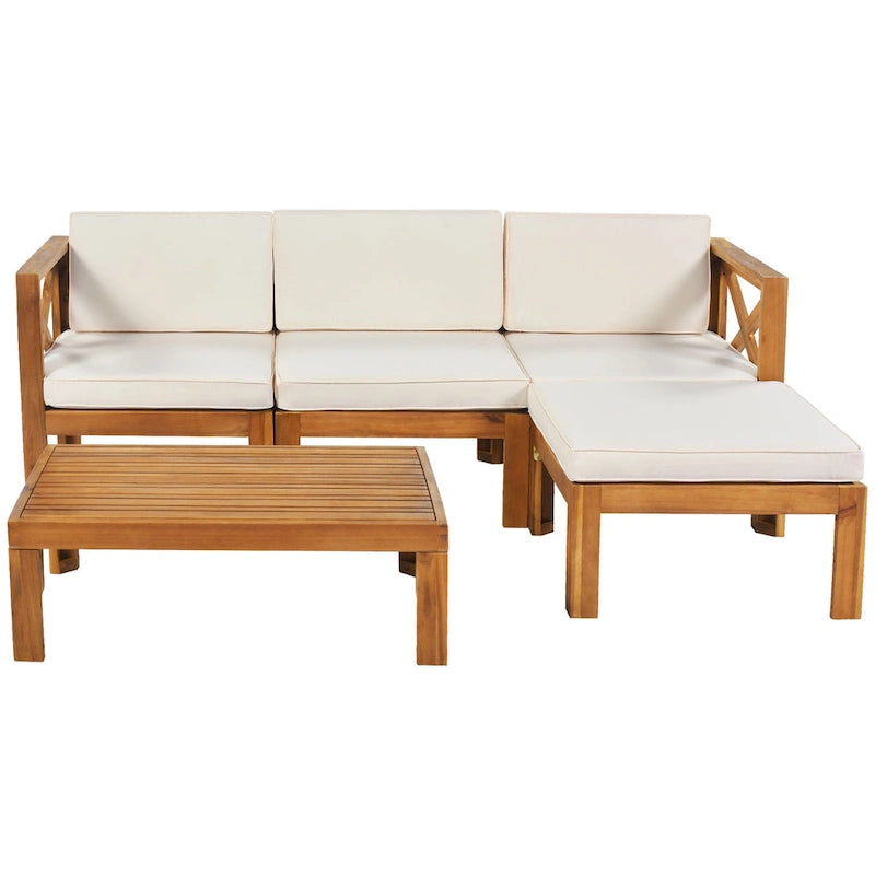 Outdoor Sectional Sofa with Cushions