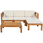 Outdoor Sectional Sofa with Cushions