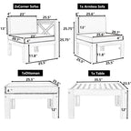 Outdoor Sectional Sofa with Cushions