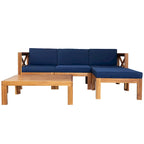 Outdoor Sectional Sofa with Cushions