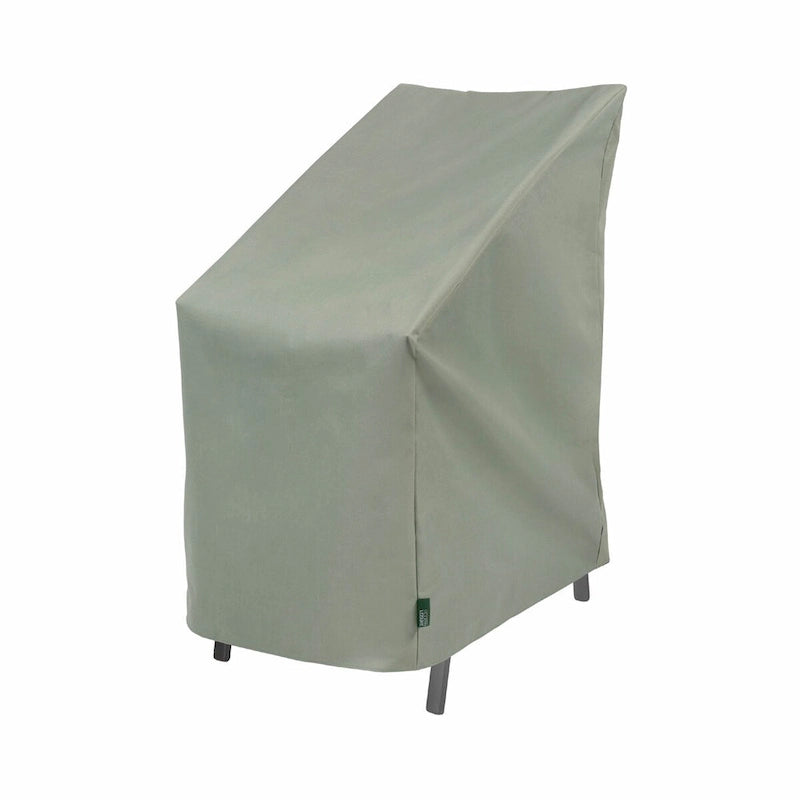 Modern Leisure Basics Stackable Patio Chair Cover, 27 Square X 49H, Sage - 27L x 27W x 49H