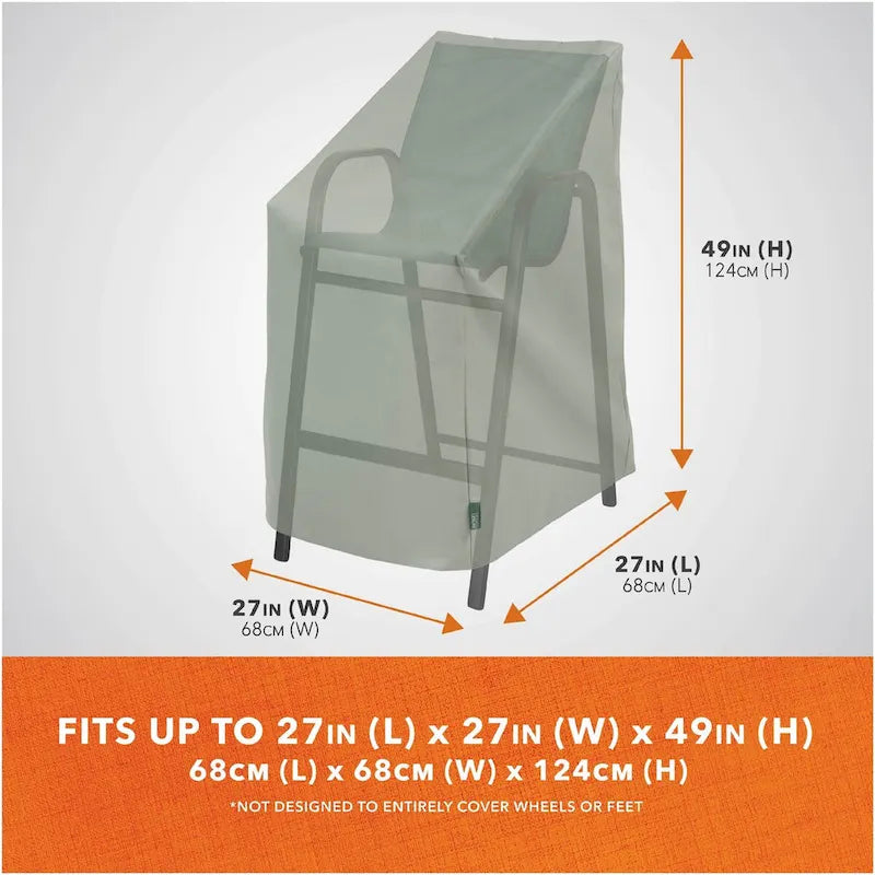 Basics Stackable Patio Chair Cover