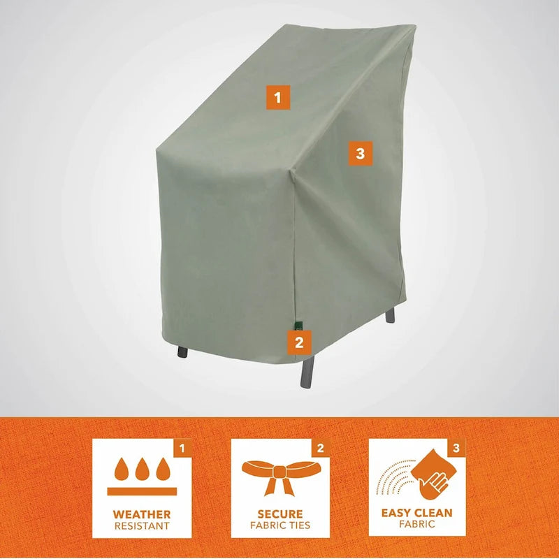 Basics Stackable Patio Chair Cover