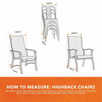 Basics Stackable Patio Chair Cover