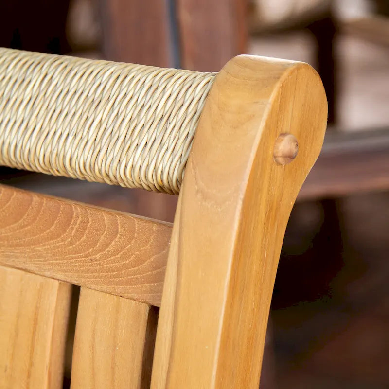 Cambridge Casual Marrakesh 3-piece Teak Wood Outdoor Rocking chair set