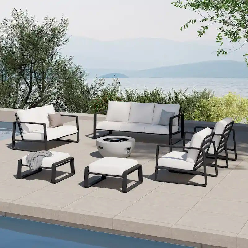 Melbourne 7-piece Fire Seating Set