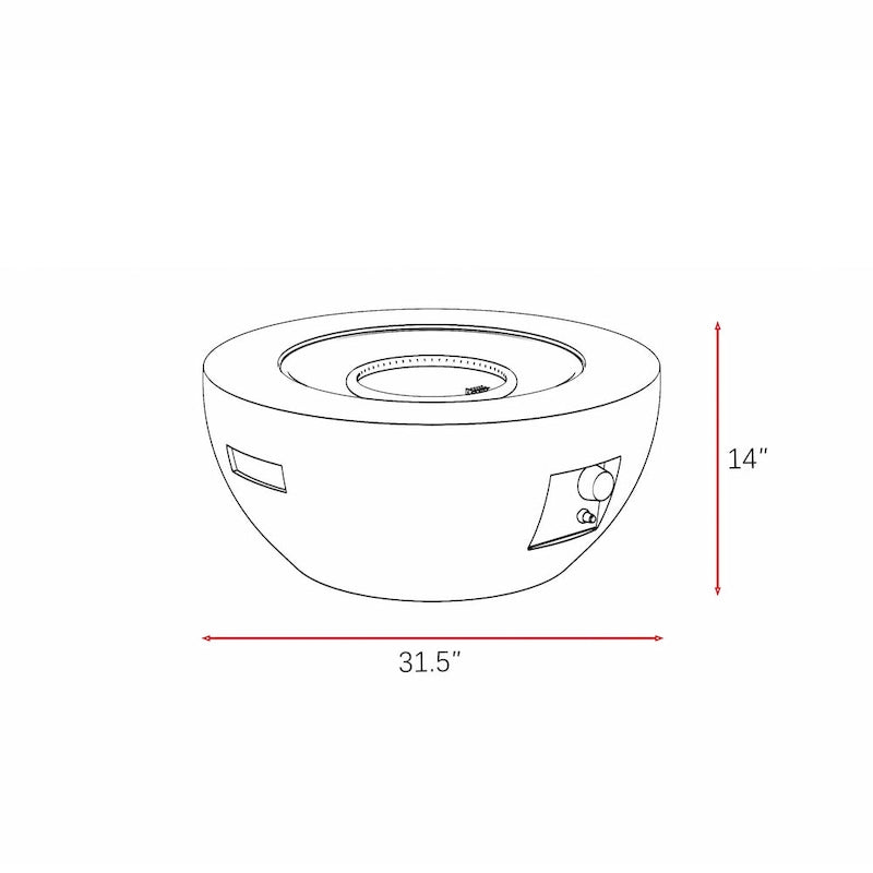Melbourne 7-piece Fire Seating Set