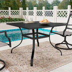 37 Patio Steel Square Dining Table