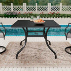 37 Patio Steel Square Dining Table
