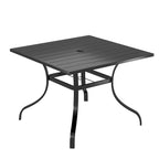 37 Patio Steel Square Dining Table