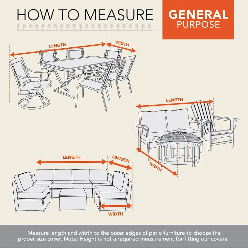 Monterey Patio Dining Set Cover