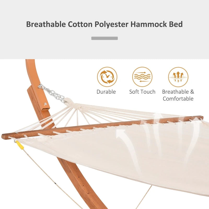 Outdoor Hammock with Stand & Accessories, Extra Large Sun Shade Canopy