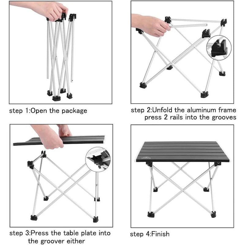 Ultralight Aluminum Folding Camping Table