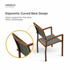 HIGOLD Carlo 9 Pieces Outdoor Patio Dining Set with Umbrella Hole - 8 Seater